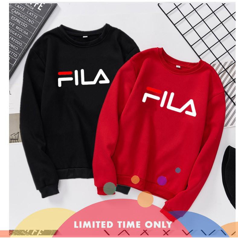 fila red sweater