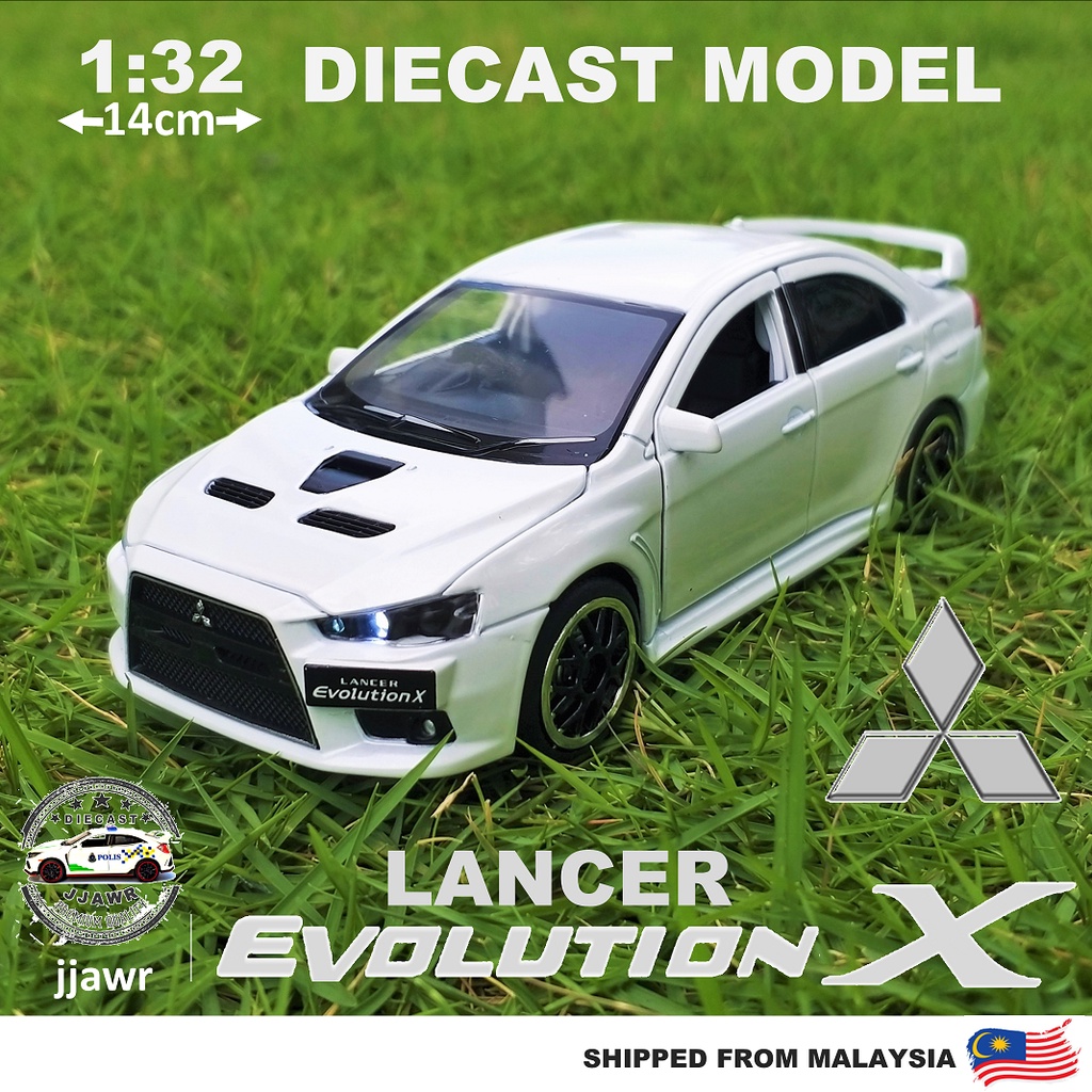 132 Mitsubishi Lancer Evo X Evo 10 Evolution X Model Diecast Toy Car