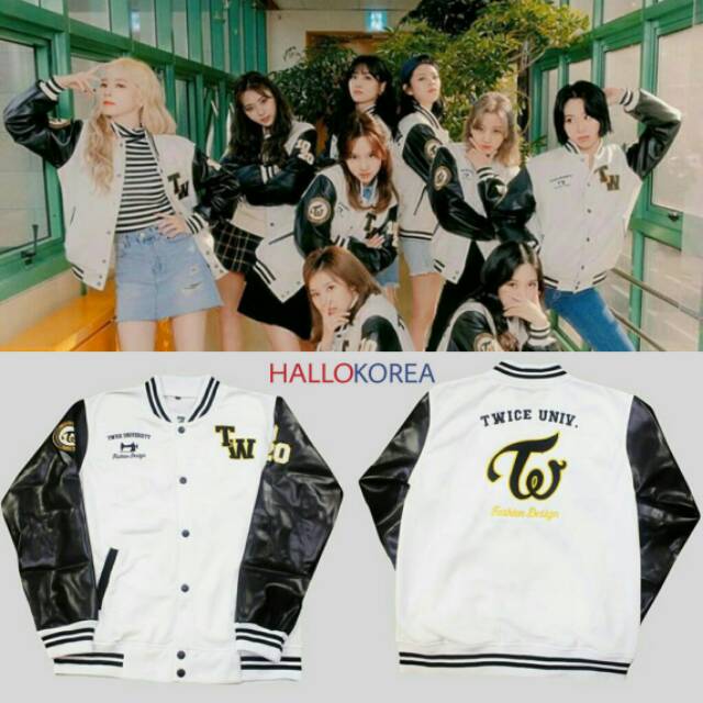 Twice Varsity Twice Jacket Shopee Malaysia