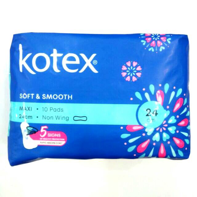 Kotex Maxi Non Wing 24cm 10pads Shopee Malaysia