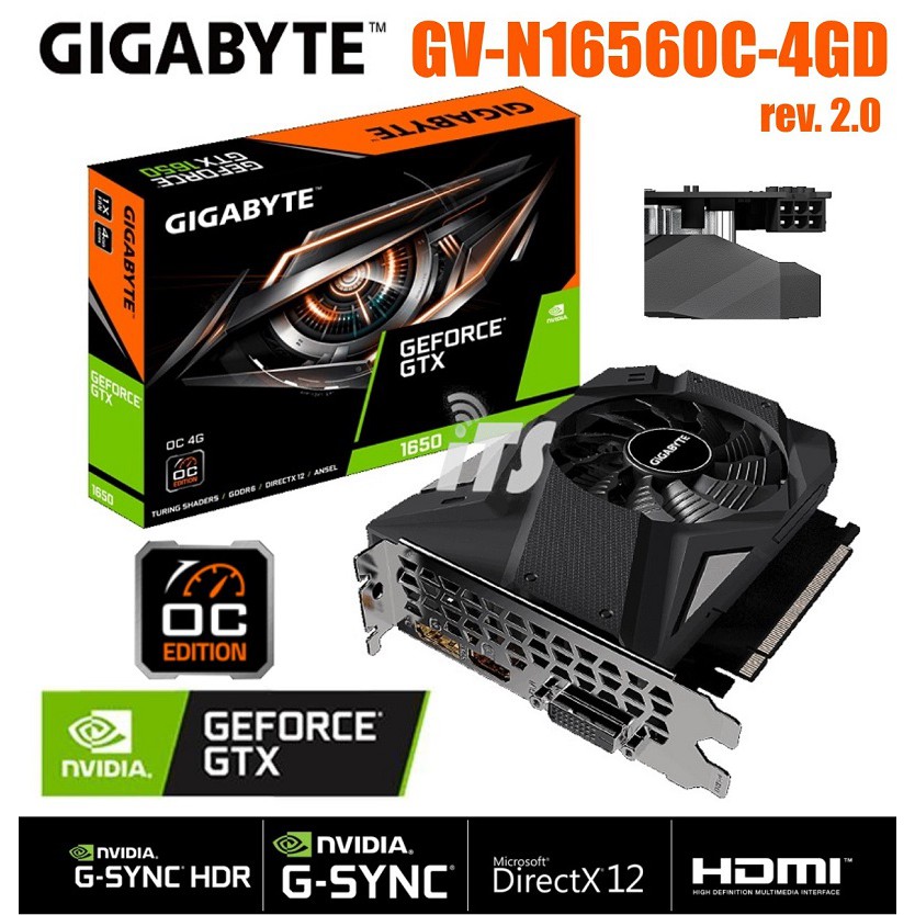 Gigabyte GeForce GTX 1650 D6 OC 4G GDDR6 Graphics Card (rev. 1.0 / rev. 2.0)  | Shopee Malaysia