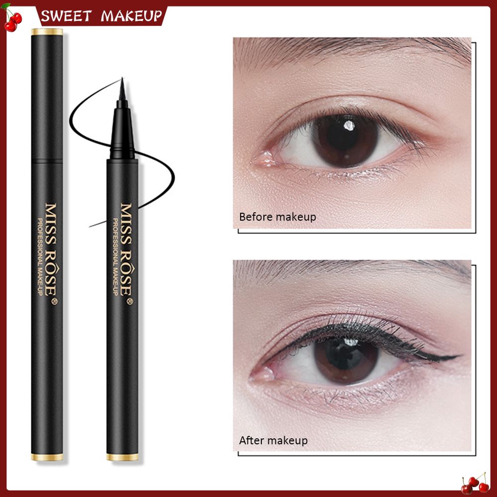 Sweet Black Eyeliner Pencil Waterproof Natural Quick Dry Eye Liner Pen Beauty Long Lasting Makeup Shopee Malaysia