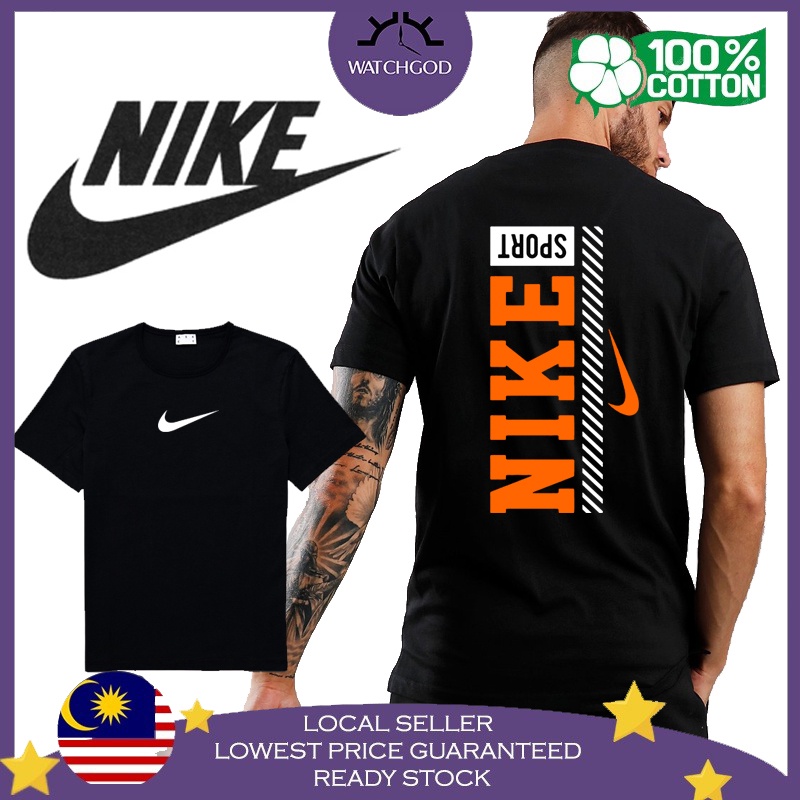 ?90% MEGA SALES? NIKE 6 100 Cotton Tshirt T Shirt Streetwear Tee Men Women Unisex Baju Lelaki Wanita Perempuan