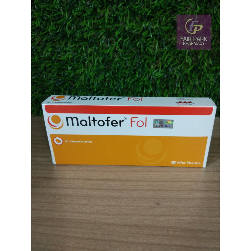 FPpharmacy Maltofer Fol Chewable Tablet 30'S (EXP: 03/2023) | Shopee
