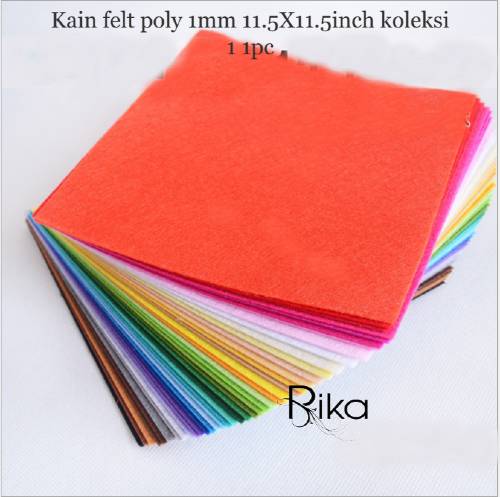 Kain Felt Poly 1mm 11 5x11 5inch Koleksi 1 1pc Shopee Malaysia