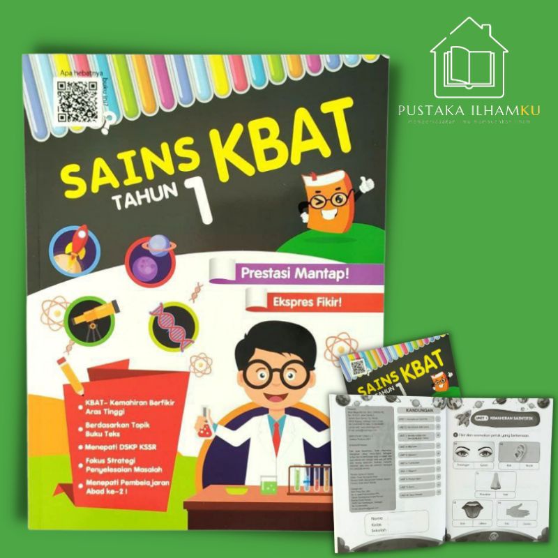 Buku Aktiviti Sains KBAT Tahun 1 | Buku Latihan Sains Darjah 1 | Shopee ...