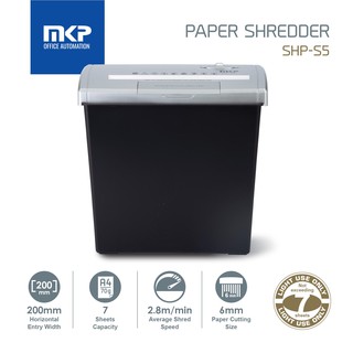MKP Paper Shredder / Paper Cutting Machine Straight Cut SHP-S5 (7 sheets)