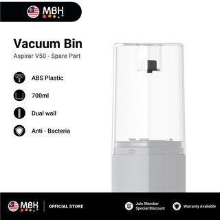 Image of MBH Aspirar V50 Handheld Vacuum Dust Bin