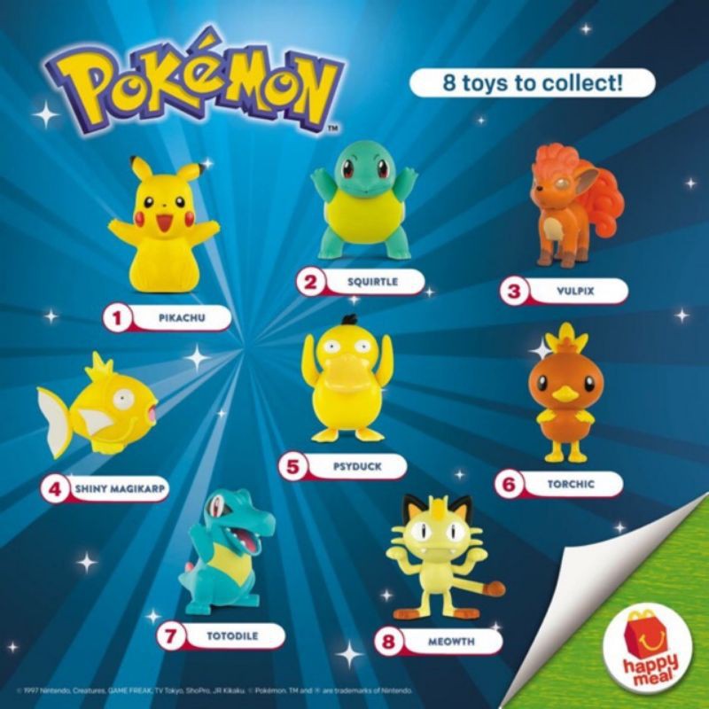 2018 mcdonald's pokemon toys