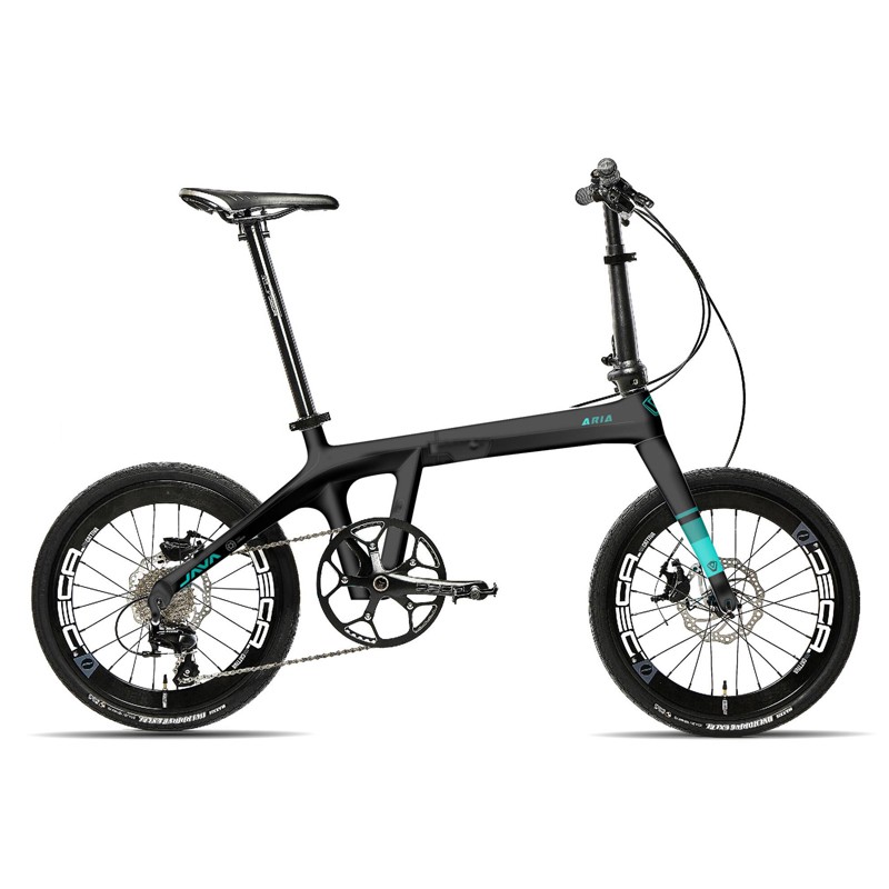 java folding bike carbon