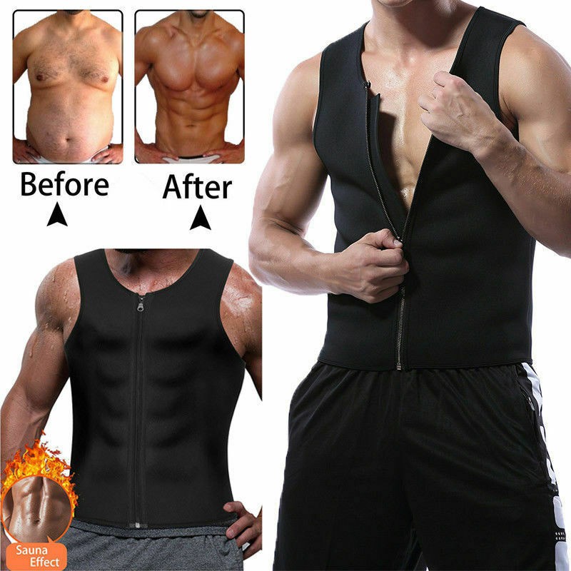 head fitness neoprene sauna vest