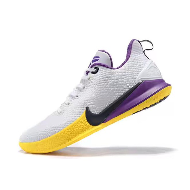 kobe shoes purple and white