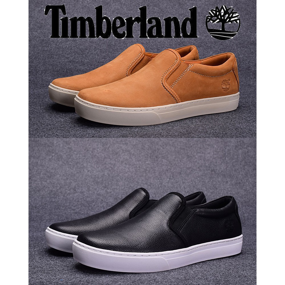 timberland slip on shoes mens