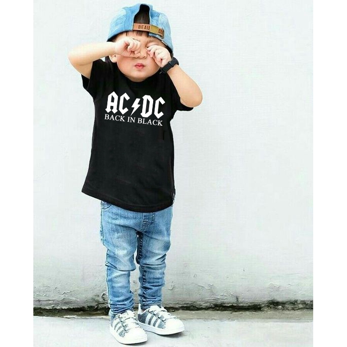 kids acdc t shirt