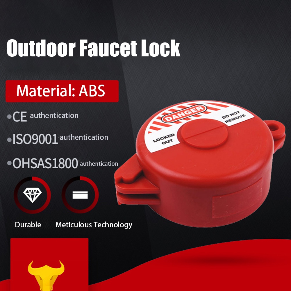 ABS Insulated Home Improvement Rotating Pneumatic Cylinder Tank Lockout