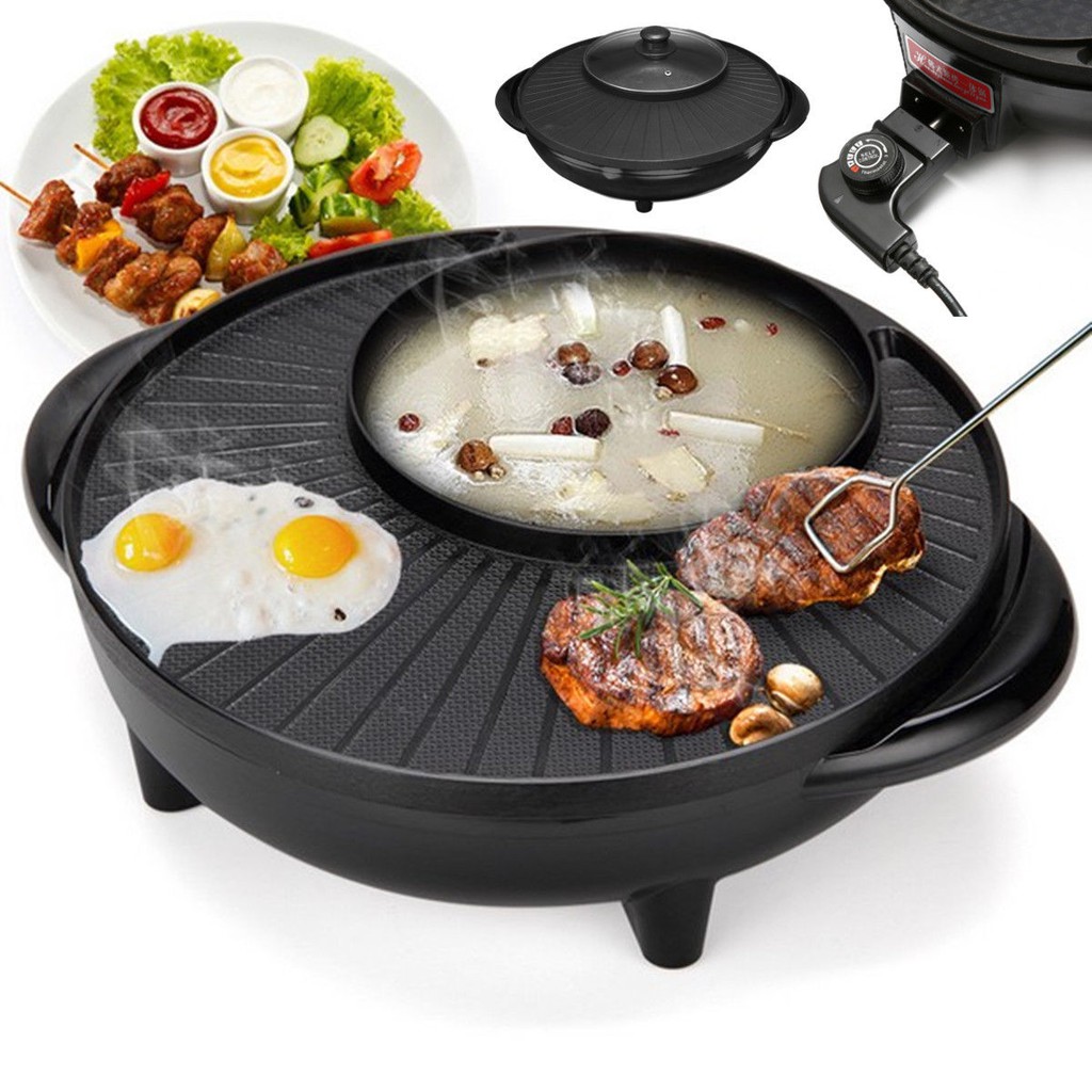 Электрогриль Xiaomi liven Electric Grill with hot Pot sk-j3201
