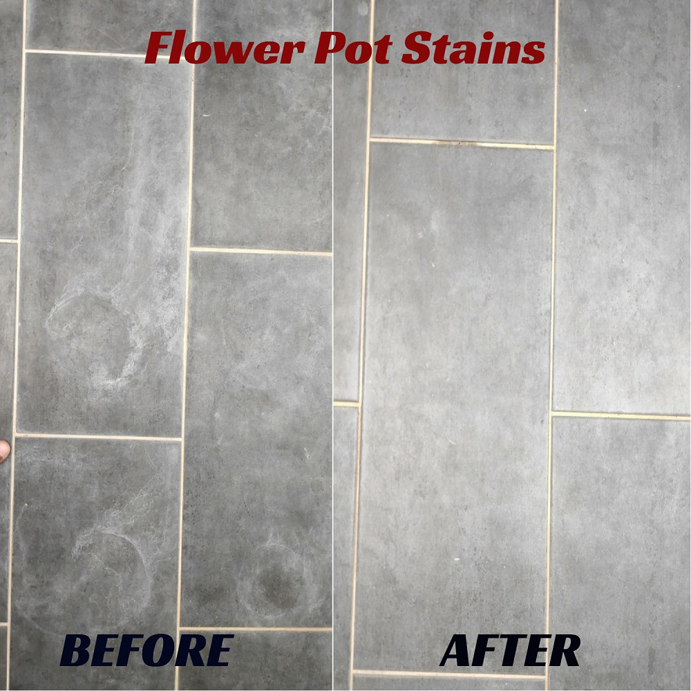 How To Remove Flower Pot Stains From Tiles Home Alqu