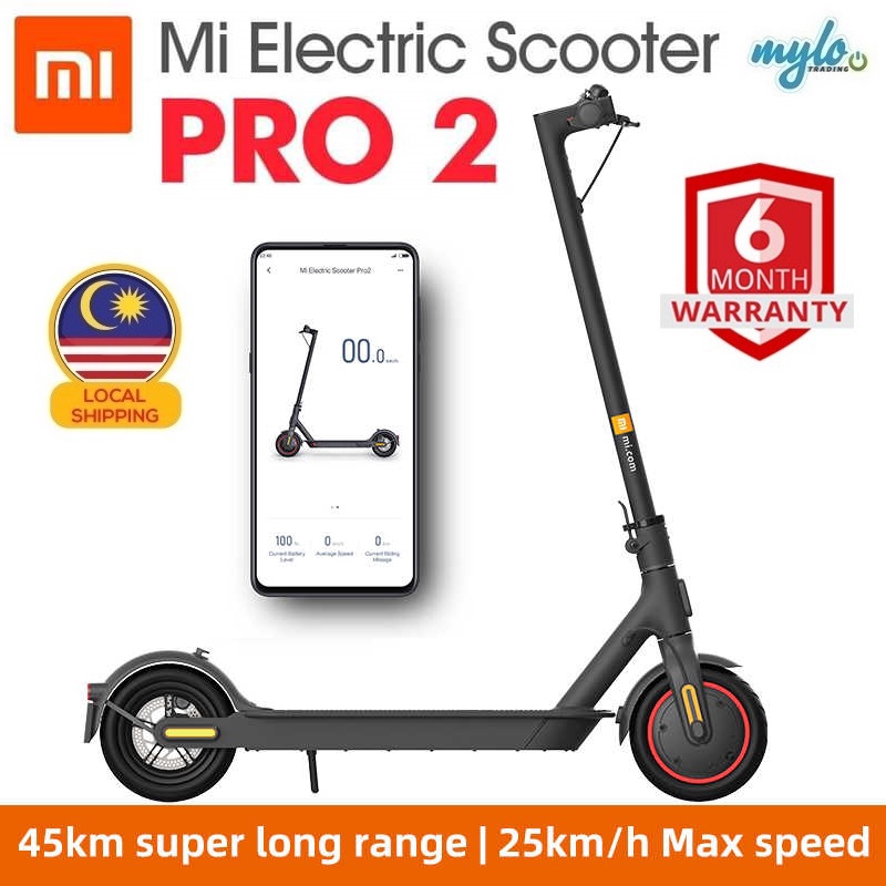 Xiaomi Mi Electric Scooter Pro 2 Black Malaysia