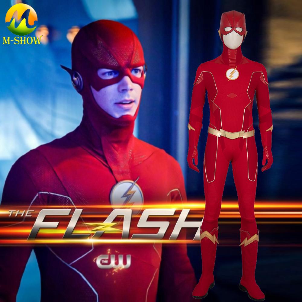 The Flash Season 6 Barry Allen Cosplay Costume Flash