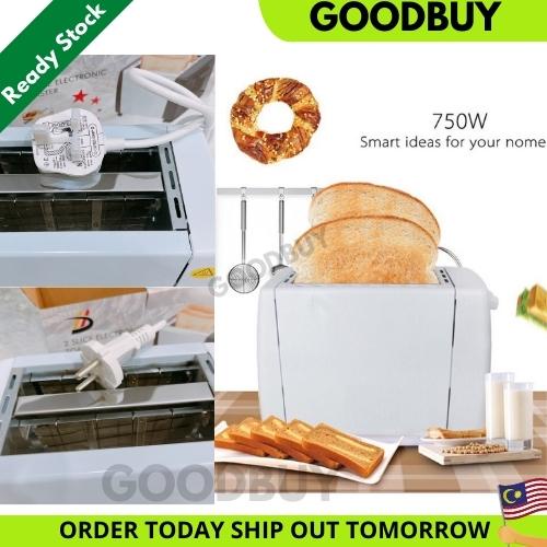 Bread Toaster Stainless Steel Breakfast 2 Slice Bread Toaster Oven Bread Maker Pembakar Roti