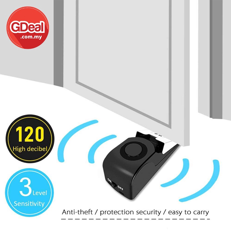 GDeal Household Anti Theft Smart Alarm Portable Door Blocker Intelligent Entrance Stopper Penyekat Pintu ڤڽكت ڤينتو