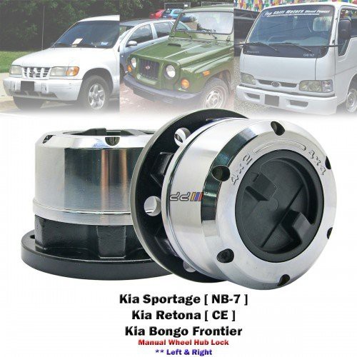 2x 26 Spline Steel Wheeling Locking Hubs For Kia Sportage NB-7 Retona Bongo