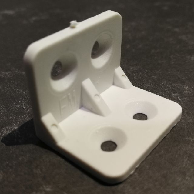 [READY STOCK]Furniture Angle L Bracket Plastic 21 x 28mm x 2.5mm White Shopee Malaysia