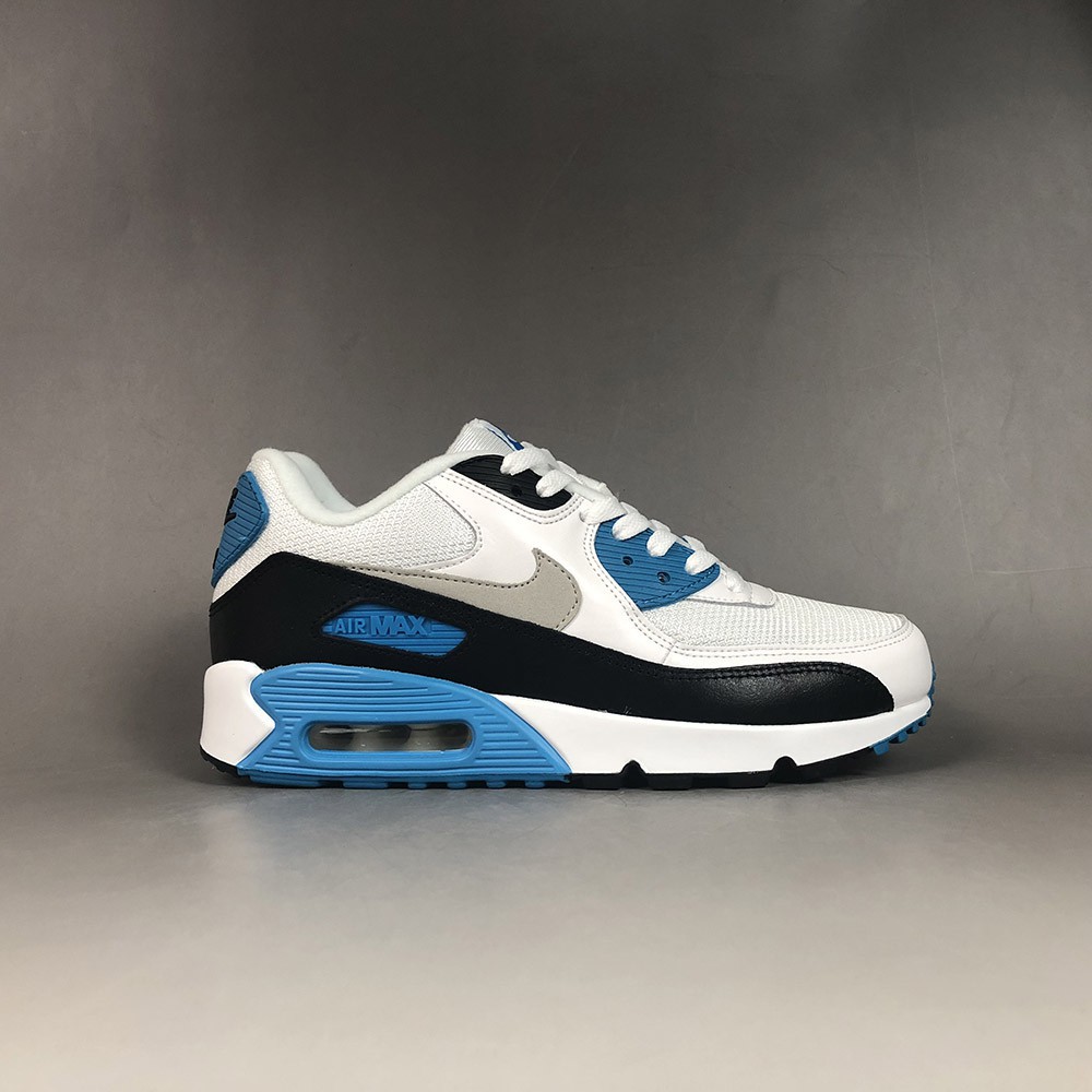 air max 90 blue white black