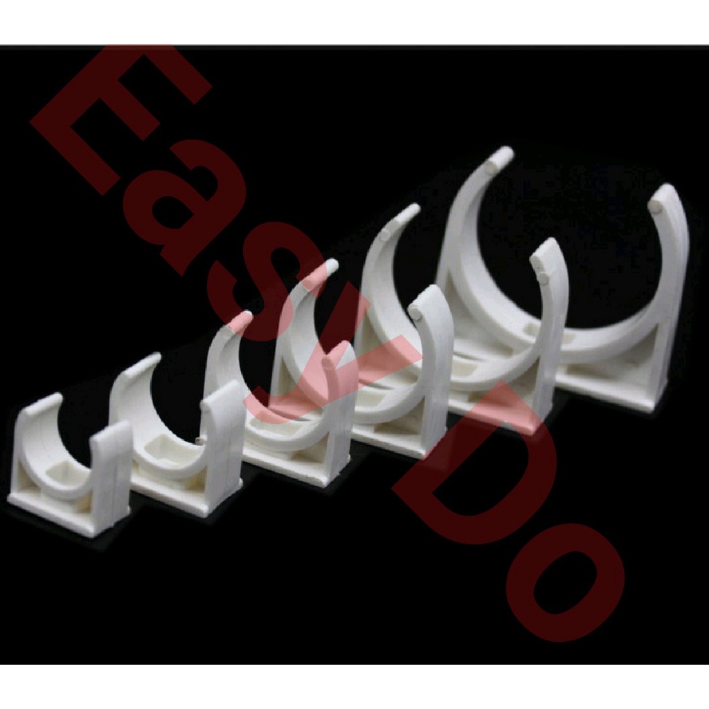 PVC Electrical Conduit Saddle U CLIP 20MM / 25MM / 32MM Spring Clip
