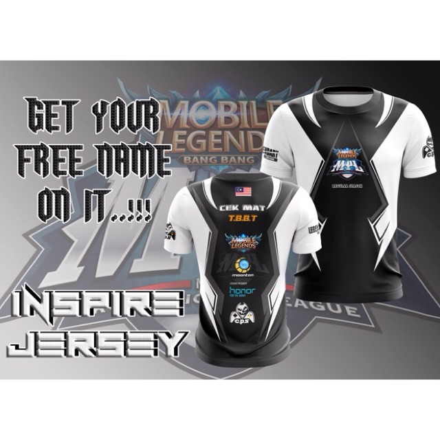 Mobile Legends MPL Inspire Jersey Hero 