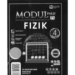 (NILAM) MODUL PAK21 TINGKATAN 4 FIZIK  Shopee Malaysia