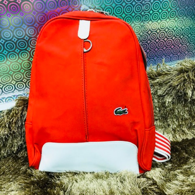 lacoste school bags
