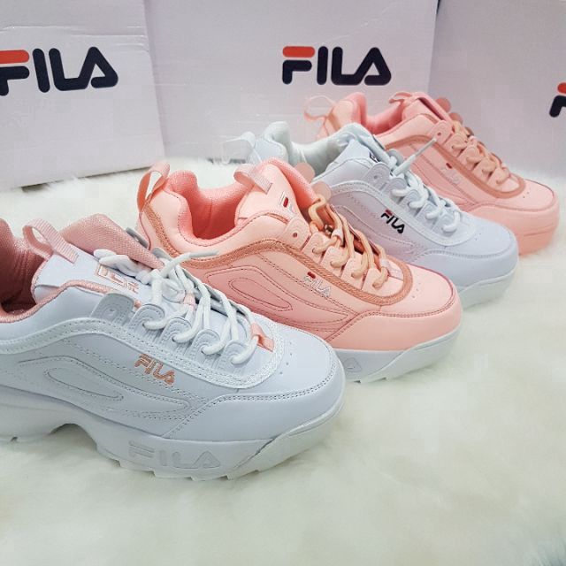 kasut fila pink