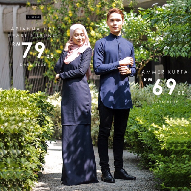 Set couple sedondon Raya 2019 bawah RM150 Shopee Malaysia