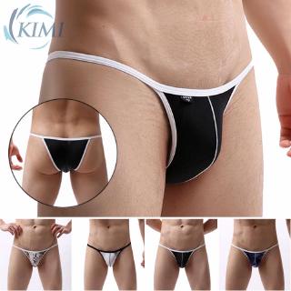 Men's Briefs Trunks Thongs Men's Underpants Lingerie Knickers Bottoms G-string T-back Low Waist Plus Size Fashion