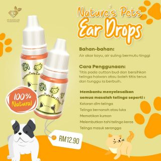 100% NATURAL UBAT MATA & TELINGA HAIWAN by Permata Hijrah 