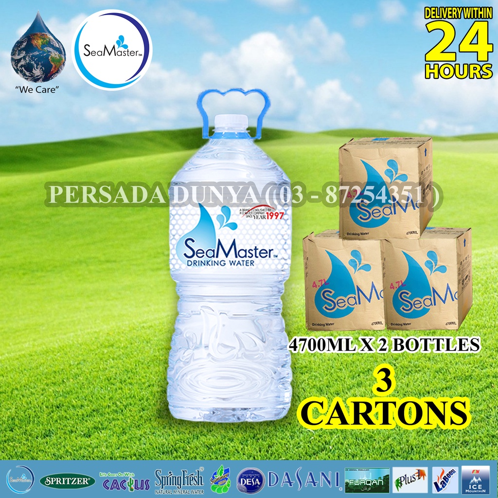 SEAMASTER Drinking Water (4700ml x 2 Bottles x 3 Cartons) | Shopee Malaysia