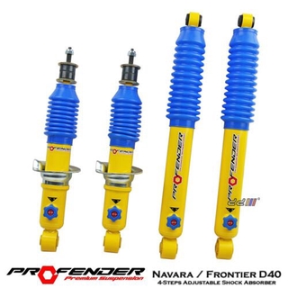 1 Set Front Rear 40mm Big Bore Profender Heavy Duty Shock Absorber For Nissan Navara D40 2005 2014 4wd Shopee Malaysia