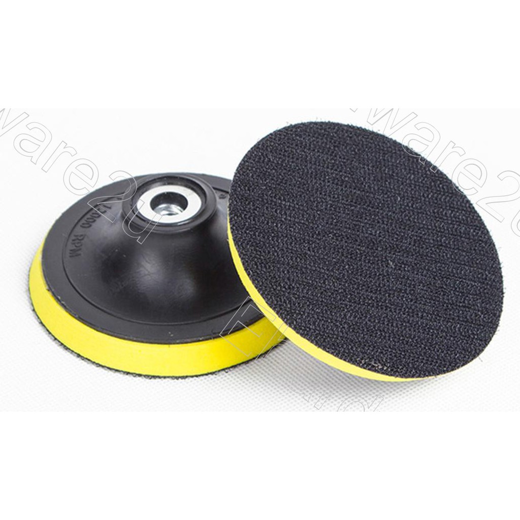 Polisher Velcro Backing Pad 100mm(4") 125mm(5") 180mm(7") (VBP