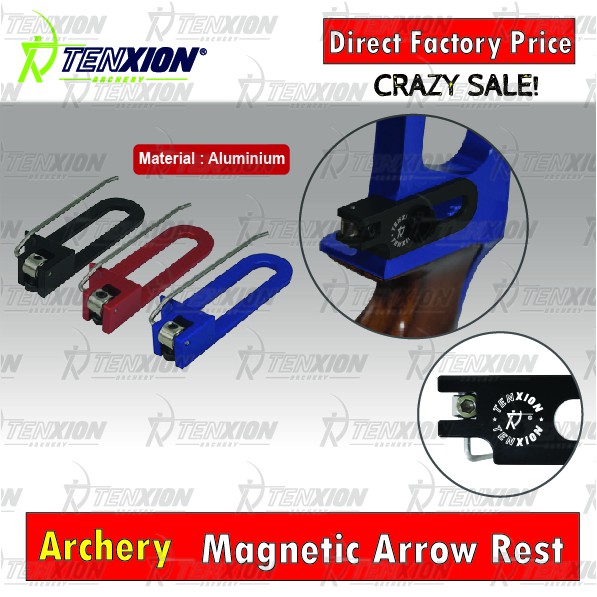 TenXion Archery Micro Adjustable Arrow Rest Stainless Steel Recurve Compound Bow