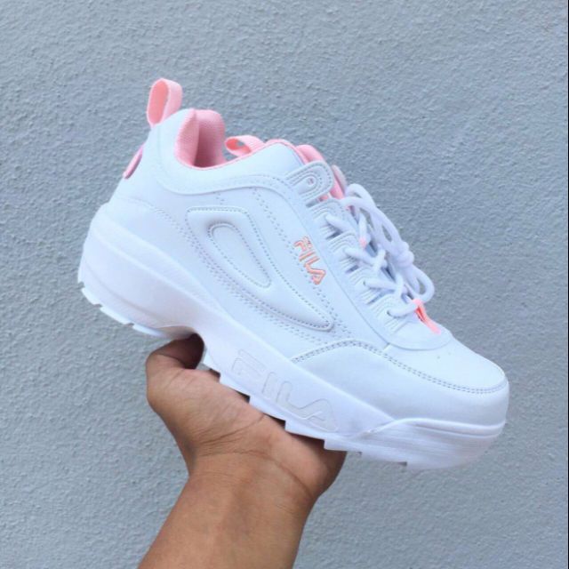 fila peach shoes