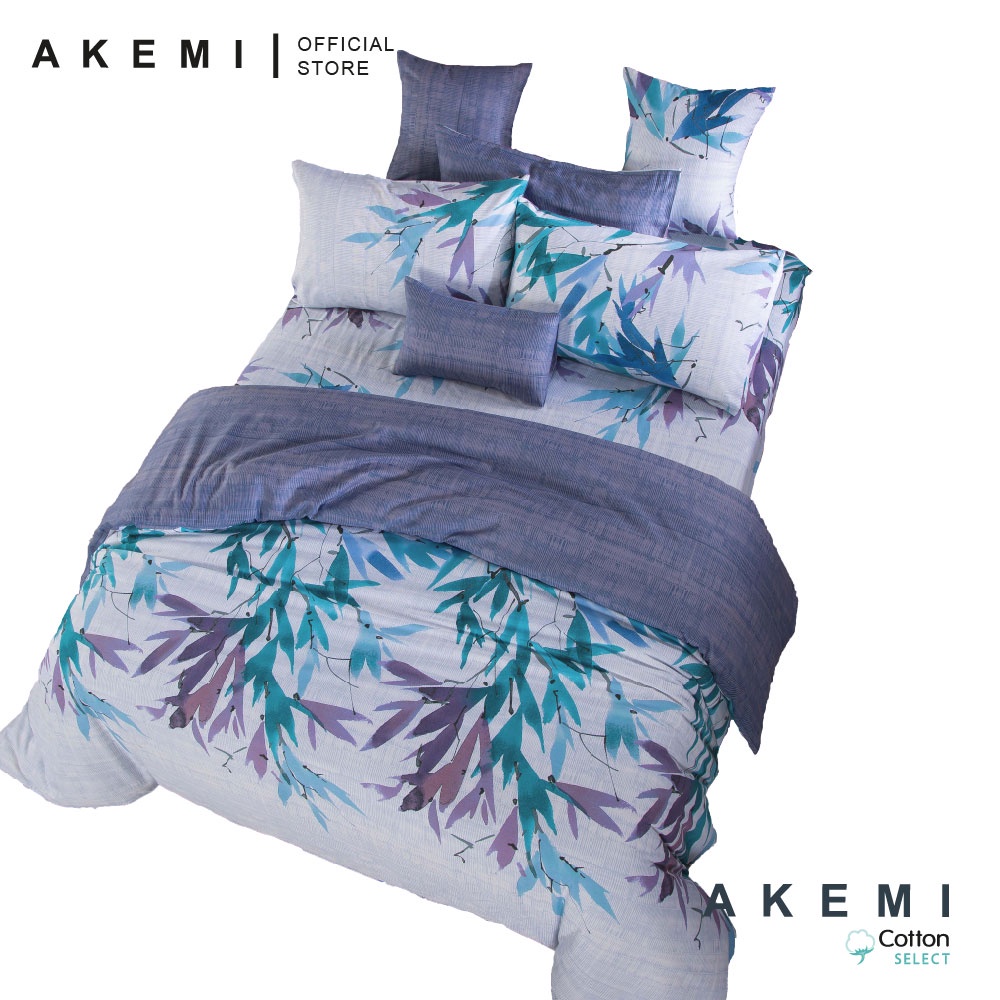 AKEMI Cotton Essential Adore 730TC Quilt Cover Set Danromer (Super