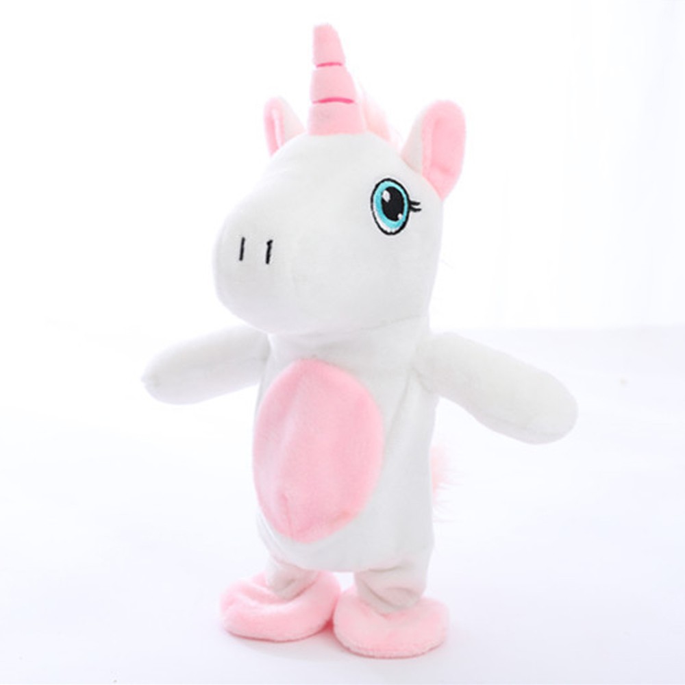 walking talking unicorn toy