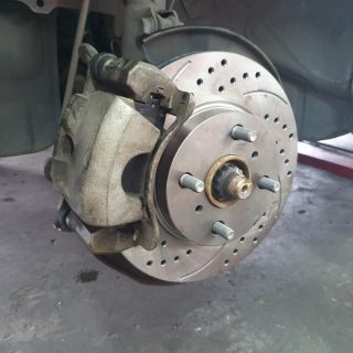 TF Slotted Disc Rotor tuk Perodua Alza (2009-2011 