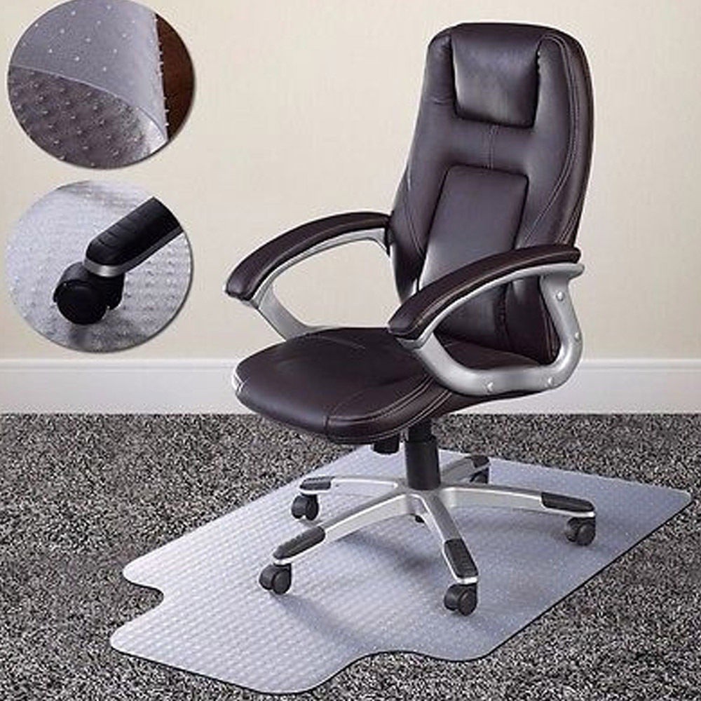 36 X 48 Home Office Chair Pvc Floor Mat Studded Back With Lip