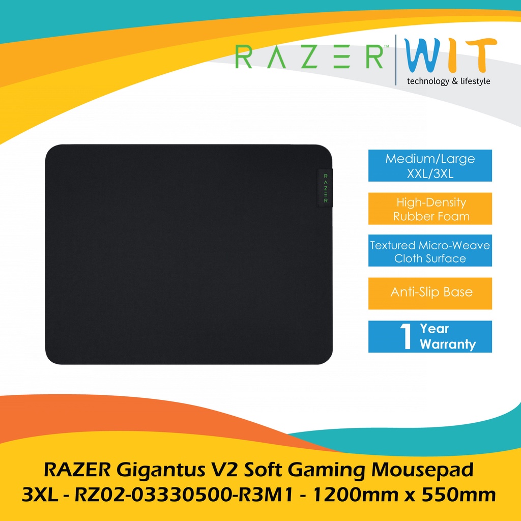 Razer Gigantus V2 Gaming Mousepad - Medium | Large | XXL | 3XL