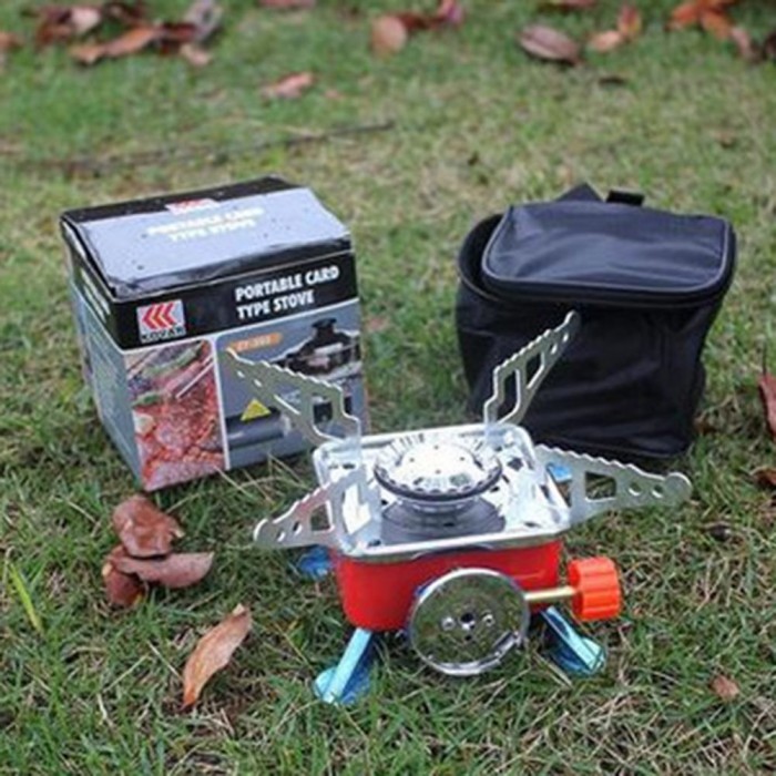  DAPUR  MINI  CAMPING PORTABLE LOTUS OUTDOOR PICNIC GAS  STOVE 