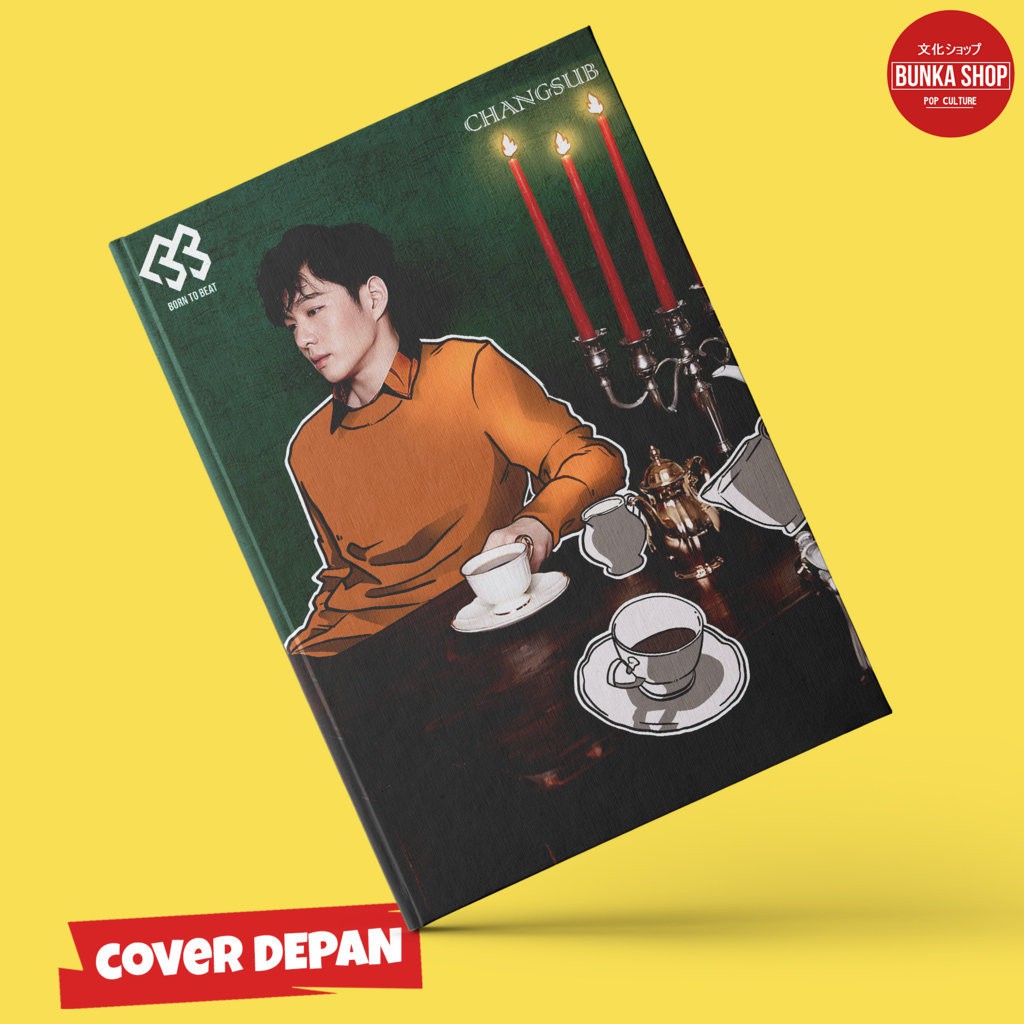 Note Book Hardcover Music Kpop Korea BTOB Changsub A5 Size Notebook Notebook Journal Agenda Planner Notebook Gift Couple