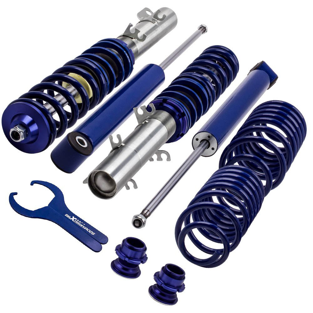 Coilover For Audi A3 Vw Bora Jetta Golf Mk4 1 8t 1 9 Tdi 2 3v5 Shock Absorber Suspension Coil Springs Strut Blue Shopee Malaysia