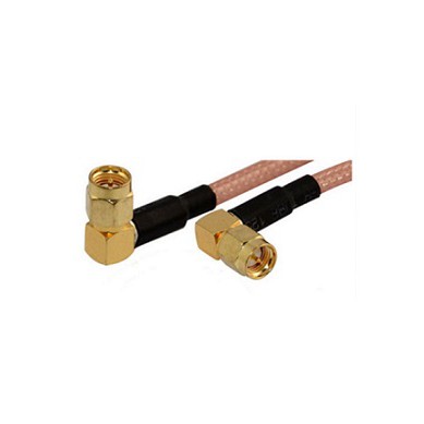 Right Angle SMA M to Male SMA Plug RG316 Cable 5m
